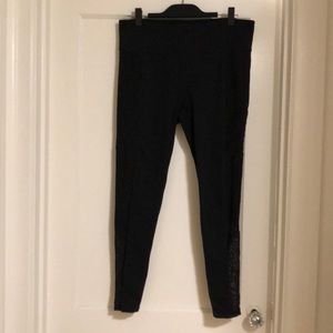 Black athlete workout pants